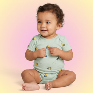 organic cotton bamboo Rompers baby bodysuit eco dyed substantial gots certified baby romper pattern with embroidered printed - Product Image 1