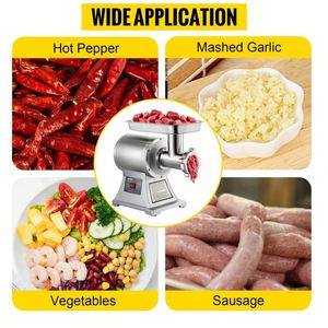 1100W <b>Meat</b> <b>Mincer</b>/ Commercial AL-22 Model <b>Meat</b> Grinder/ Electric 2 in 1 Sausage Stuffer <b>Meat</b> Cutting Machine - Product Image 4