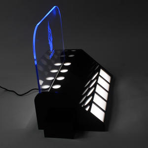 Support d'affichage en acrylique transparent éclairé, étagère multi-niveaux pour l'affichage de lunettes, de bijoux et de produits électroniques - Product Image 2