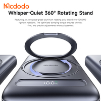 Mcdodo 837 20W Affichage Numérique Power Bank Magnétique en Métal 10000mAh Support Rotatif à 360° Recharge Magnétique Puissante pour iPhone 15/Pro