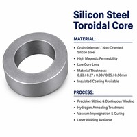 Noyau toroïdal en acier au silicium de type divisé pour un bobinage facile, alimentation de commutation pour applications de communication