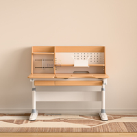 Table de lecture pour enfants en bois, ergonomique, avec étagère et chaise, idéale pour la maison, le bureau, la chambre et le salon