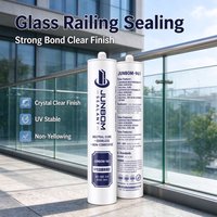 Scellant silicone neutre haute performance JUNBOM 961, résistant aux UV, pour projets de fenêtres et de portes de bâtiments