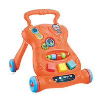 Réglable Multifonctionnel Infant Toddler Walker Poussette Nouveau Bébé Jouet Lumières Cadre En Plastique pour Apprendre pour Enfants Toutes Les Voitures