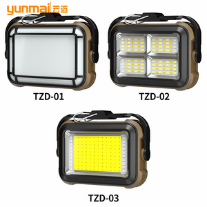 Lámpara de trabajo Cob con gancho magnético, lámpara de camping recargable tipo C, batería integrada de 3600 mAh, uso en exteriores - Product Image 2