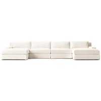Canapés confortables pour salon, matériaux écologiques, canapé modulaire, sièges profonds et moelleux pour salle de divertissement familiale