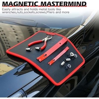 Tapis magnétique Atlifix, 3 tailles, tapis magnétique pour outils, organiseur de plateau, tapis magnétique pour garage, réparation et rangement des clés à vis pour véhicules