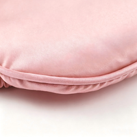 Masque de sommeil en satin doux avec bande élastique réglable, cache-yeux occultant, plusieurs couleurs unies, portable pour le voyage