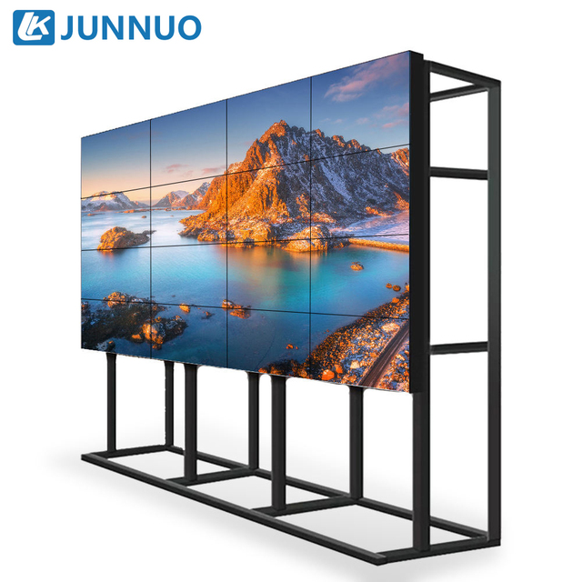 Seamless Splicing 4K LCD Video Wall Display Advertising Screen Monitor with Ultra Narrow Bezels From 0.88mm to 3.5mm
