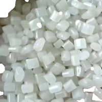 Les fabricants fournissent des particules de plastique recyclé LDPE