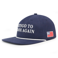 Casquette Snapback en nylon à cinq panneaux, visière plate, couronne basse, avec cordon, vierge, en gros