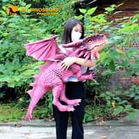 Mes accessoires d'Halloween Dinosaure : Marionnette de dragon amusante