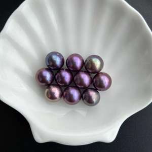 Perles d'eau douce sans graines, de forme goutte de riz, à trou traversant, de 11-12-13 mm, blanches, pour accessoires de bricolage - Product Image 3