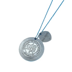 Pendentif en cuivre à thème, design double face, couleur bronze vintage, breloque de collier avec motif lettre en forme d'écusson - Product Image 5