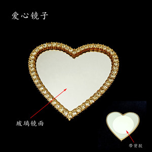 Novedad 2025: Accesorios para Móvil <span class=keywords><strong>con</strong></span> Espejo <span class=keywords><strong>de</strong></span> Corazón, Diamantes, Perlas y Flores para Decorar el Móvil - Product Image 6