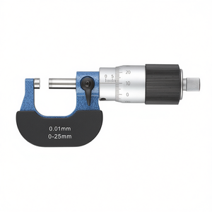 Micromètre externe Fervi Centesimal 0-25 mm, précision 0,01 mm, outil de mesure - Product Image 2