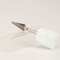 Utilisation de Salon Acrylique Sécurité Carbure De Tungstène Cône Électrique Professionnel Lime À Ongles Foret Foret