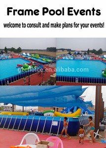 Backyard Summer Party <strong>Metal</strong> Swimming <strong>Pool</strong> <strong>Frame</strong> <strong>Pool</strong> for Adults to Play Portable Swimming <strong>Pool</strong> for families - Product Image 2