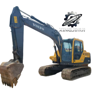 Excavadora Usada Volvo 140, Marca Original Sueca, 14 Toneladas, Orugas de Goma, Tamaño Mediano, Modelo 2023, Cucharón de 0.7m - Product Image 1