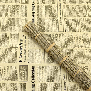 Papel de Envolver para Flores, Papel Periódico Inglés, Materiales de Embalaje Florales, Papel Coreano, Ramo de Rosas, Caja de Regalo, Caja de Flores, Corona - Product Image 2