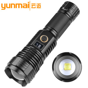 XHP70 จอแสดงผลดิจิตอล ไฟฉายซูมความเข้มสูงแบบ USB Type C แบบชาร์จไฟได้สำหรับใช้งานกลางแจ้ง พร้อมไฟ LED สีขาว - Product Image 3