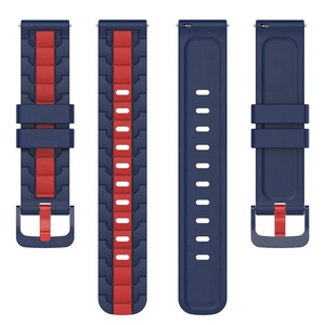 Correa de silicona transpirable de 20mm para Samsung <span class=keywords><strong>Galaxy</strong></span> <span class=keywords><strong>Watch</strong></span> 6 <span class=keywords><strong>5</strong></span> 4, Correa deportiva colorida, pulsera de reloj - Product Image 4