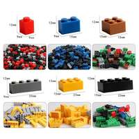 Juego de 1000 Bloques de Construcción de Plástico ABS Ecológicos de Alta Calidad, Modelo de Edificios Modernos 1:8, Juguete de Ensamblaje Creativo para Niños