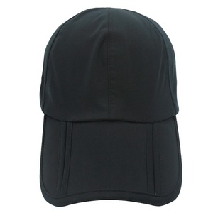 <b>Sunscreen</b> <b>Waterproof</b> Surfing Cap Black Nylon Breathable Foldable Outdoor Fishing Hat UV Protection - Product Image 4