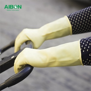 Silicone lavable au lave-vaisselle pour le travail des produits chimiques dans le réfrigérateur froid <span class=keywords><strong>gants</strong></span> microfoam de travail lourds - Product Image 4