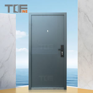 Commercial Interior Room Fireproof Emergency Exit Industrial Security Fire Resistant Fire Rated Steel Door with Glass <strong>Insert</strong> - Product Image 6