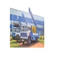 Nouvelle plateforme de forage de puits d'eau montée sur camion PRL PDTHR-450 Ashok Leyland, double table rotative, profondeur de forage maximale de 300 m, ELGI Air