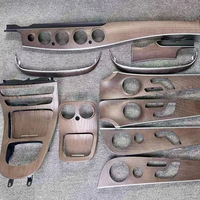 Boîte d'accoudoir OEM pour Mercedes-Benz Classe E W213 Berline et Break, kit de garniture intérieure en bois noir cendré pour E260 E300 W238