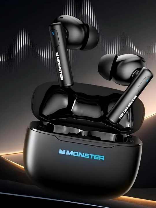 THE MONSTERS Earphone Case2点セット正規品 Monster XKT06 Gaming Earbuds Wireless Bluetooth 5.2