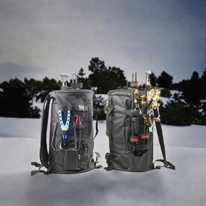 Sac à dos de pêche cylindrique imperméable en toile, portable, à double bandoulière, capacité 50L - Product Image 3