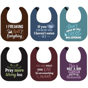 <strong>Funny</strong> Adult Bibs for Eating Washable Reusable Dining Clothing Protectors Waterproof Elderly Bibs for Men <strong>Women</strong> Adults <strong>Gag</strong> <strong>Gifts</strong>
