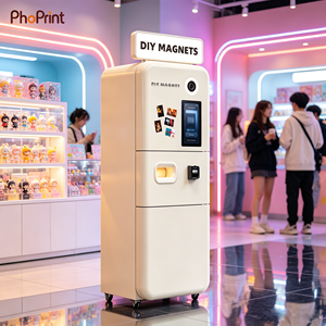 Touchscreen <strong>Photo</strong> Fridge Magnet Printer <strong>Photo</strong> Booth For Events Weddings And Birthday Party - Product Image 1