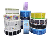 Etiqueta Adhesiva Rectangular de Material PET Resistente al Agua y al Aceite, Impresión Personalizada para Consumidores, Precio de Fábrica