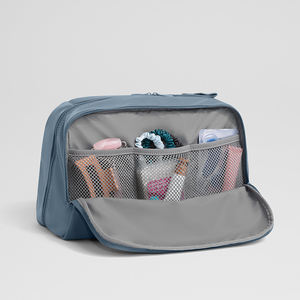 <b>Men</b> Travel Toiletry Bag Waterproof Zipper Closure Fashion Large Capacity Packing Cube Cosmetic Bags Cases Custom Logo w Handle - Product Image 3