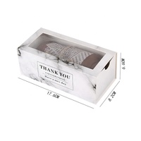 Boîte à dessert portable avec logo fait sur commande, tiroir carré de boîte à gâteau au fromage aux fruits en carton blanc de haute qualité avec fenêtre