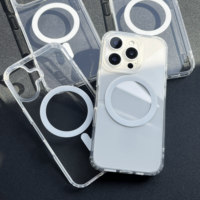 Coques de téléphone transparentes fines pour Samsung S24 Ultra, coque de téléphone hybride transparente pour iPhone 15 Pro Max, coque transparente
