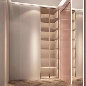 Armario de madera de diseño de lujo contemporáneo para dormitorio de alta calidad con máximo Almacenamiento y durabilidad - Product Image 6