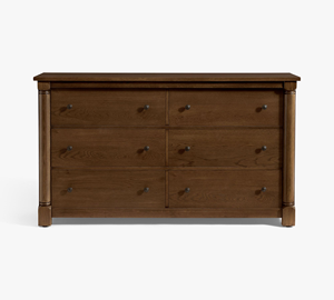 Lit double en bois massif de style français, design moderne et rustique américain, rembourré en coton et lin, dossier souple, sur mesure - Product Image 5