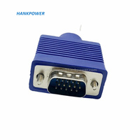 Câble séparateur VGA DB15 1 mâle vers 2 femelles, câble vidéo VGA pour ordinateur PC 30 cm