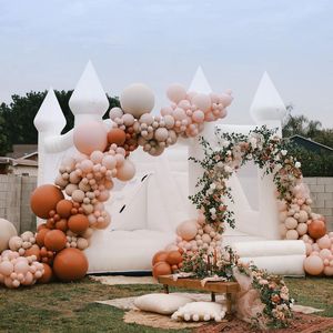 Château Gonflable Blanc de Mariage avec Toboggan pour Adultes, Trampoline de Saut pour Fête et Événement, Mariage Blanc de Luxe A - Product Image 6