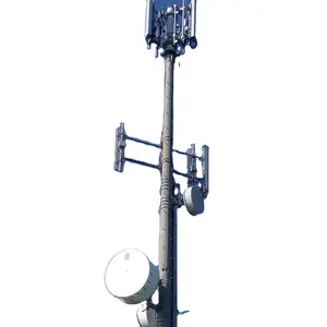 OEM-Antenne 30 m selbst tragender Mast Wifi Tower Telecom Preis Unterstützte Stahl zelle 40m 30 Meter Monopol turm