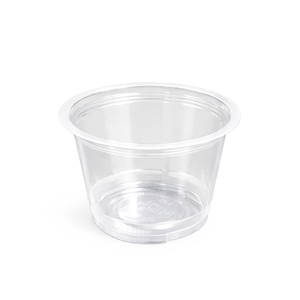 Vaso Desechable de Polipropileno Natural de Tamaño Mini, 8 Onzas, para Pudín, Crema y Salsas, Originario de Indonesia - Product Image 1