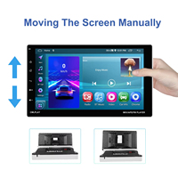 Estéreo Giratorio para Auto Android Podofo de 9 Pulgadas 1 Din 2+64GB CarPlay Android Auto GPS WiFi Venta al por Mayor