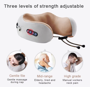 Cuscino Massaggiante <span class=keywords><strong>Elettrico</strong></span> a Infrarossi Multifunzionale a Forma di U di Alta Qualità con 4 Pulsanti di Riscaldamento per Collo e Spalle - Product Image 5