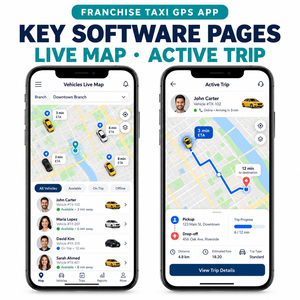 Développeurs d'applications de taxi <span class=keywords><strong>pour</strong></span> projets logiciels personnalisés desservant les franchisees avec suivi GPS et conception d'applications mobiles LionCreate - Product Image 3