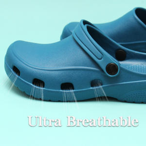 Chaussures de gommage à la mode chaussures médicales hommes Salons de beauté pharmacie Flexible respirant sans lacet pantoufles sabots d'allaitement pour femmes - Product Image 2